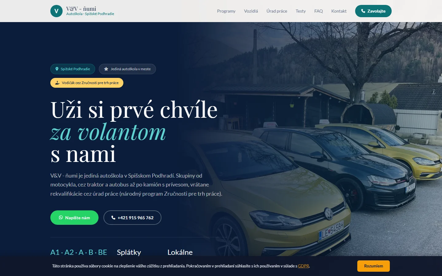 V&V — ňumi Autoškola Spišské Podhradie — preview