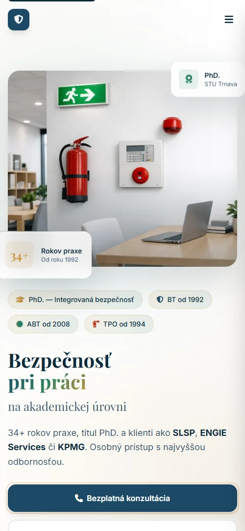 bezpecnostpripraci.eu mobilná verzia