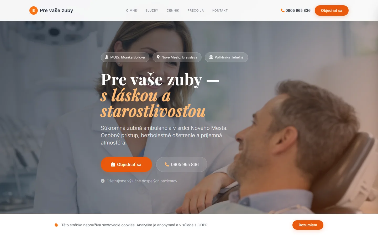 Pre vaše zuby — MUDr. Monika Bollová — preview